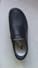 西域駱駝（VANCAMEL）男鞋真皮休閑鞋厚底實(shí)心底頭層牛皮防滑縫線套腳寬腳耐磨皮鞋 黑色套腳款 （四季款） 41 標(biāo)準(zhǔn)皮鞋正碼 曬單實(shí)拍圖