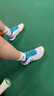 YONEX尤尼克斯羽毛球鞋yy入門級訓練減震動力墊男女SHB101CR 白/藍42碼 曬單實拍圖