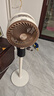 創(chuàng)維【全屋驅(qū)蚊】空氣循環(huán)扇家用電風(fēng)扇落地扇2025新款大風(fēng)量語音遙控輕音節(jié)能臥室小風(fēng)扇Q522 白咖色 曬單實(shí)拍圖