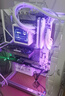 開放式機(jī)箱ITX MATX ATX鋁合金便攜手提機(jī)箱架EATX異形DIY小機(jī)箱 銀白 EATX44加長(zhǎng)（雙路） 曬單實(shí)拍圖