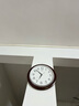 SEIKOSEIKO日本精工時(shí)鐘家用鐘表15英寸客廳簡約實(shí)木φ38cm大掛鐘 深棕 曬單實(shí)拍圖
