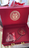 光多拉彩禮盒結(jié)婚禮金箱20萬訂婚裝錢盒子現(xiàn)金聘禮提親定親紅色手提錢箱 曬單實拍圖