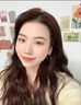 Lnieer高級感水滴耳環(huán)女素圈耳圈橢圓圈圈2025新款爆款復(fù)古適合圓臉耳飾 水滴形圓圈耳環(huán)銀色 曬單實拍圖