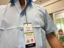啄木鳥（TUCANO）短袖襯衫男士夏季抗皺免燙襯衣商務休閑百搭上衣男裝 淺藍 2XL 曬單實拍圖