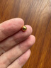 賽菲爾黃金小金豆足金999.9投資金攢金收藏存錢 單顆 約1.0克 曬單實(shí)拍圖