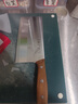 王麻子菜刀廚師專用廚片刀3號 切片切肉鍛打刀具廚房鋒利家用切菜刀 曬單實拍圖