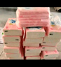 怡飄乳霜紙保濕抽紙紙巾兒童適用3層 100抽*24包 曬單實(shí)拍圖