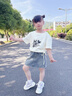 哈羅小黃鴨 HAL.DUCK女童連衣裙2025夏季新款燙鉆牛仔短裙半身A字裙中大童外穿洋氣裙 藍色半裙 120 cm 曬單實拍圖