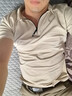 羅蒙（ROMON）短袖t恤男士夏季短袖男T半袖修身打底衫上衣服男裝 杏色 XL （約120-135斤可穿) 曬單實(shí)拍圖