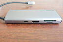 聯(lián)想（lenovo）Type-c擴(kuò)展塢USB分線器延長線USB擴(kuò)展塢HDMI轉(zhuǎn)接器SD/TF雙讀卡器PD100W拓展塢BY08-H(金屬) 曬單實(shí)拍圖