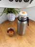 KOKUUN日本品牌男士大容量保溫杯車(chē)載防漏茶水分離泡茶杯雙飲316不銹鋼 鋼本色 700ML 曬單實(shí)拍圖