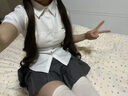 皓娥 JK制服短袖襯衫收腰2025夏季修身白色百搭制服日系學(xué)院風(fēng)襯衣女 JK收腰短袖襯衫【含領(lǐng)結(jié)】 M 曬單實(shí)拍圖