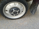 行后實(shí)心電動(dòng)三輪車(chē)輪胎3.00-10 3.00-12（16X3.0）3.75-12免充氣防扎 300-12外胎+鋼圈后輪 曬單實(shí)拍圖