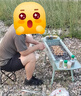 閑鳥(niǎo)（XIANNIAO）燒烤爐戶(hù)外折疊便攜式燒烤架家用不銹鋼烤盤(pán)大號庭院露營(yíng)木炭工具 超大加高款【加配置物板】 自駕野營(yíng)帶炭槽烤肉架 曬單實(shí)拍圖