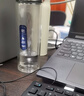 富光雙層玻璃杯 車(chē)載一鍵開(kāi)蓋泡茶杯高硼硅茶水分離水杯子男女士300ml 曬單實(shí)拍圖