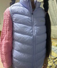asics亞瑟士童裝冬季新款男女童兒童三防科技羽絨馬甲 流光紫 清潔度1000-白鴨絨 140 cm 充絨量33g 曬單實(shí)拍圖