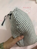 名創(chuàng)優(yōu)品（MINISO）面包粒子枕U型枕學生午睡枕旅行便攜護頸枕辦公室頭枕靠枕藍灰色 曬單實拍圖