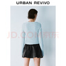 UR2025春季新款女裝休閑復(fù)古水洗磨破牛仔長(zhǎng)褲UWM850013 淺藍(lán) 26 曬單實(shí)拍圖