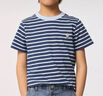 Teenie Weenie Kids小熊童裝25年春夏新款男女童經(jīng)典條紋短袖T恤 藏青色 130cm 曬單實(shí)拍圖