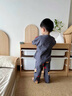 G.DUCKKIDS小黃鴨男童睡衣春秋款長袖薄款兒童家居服套裝中小童男孩秋衣秋褲 灰色 90 尺碼1~2歲【 80-90cm】 曬單實(shí)拍圖