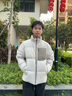 波司登（BOSIDENG）25年新款羽絨服男款時(shí)尚休閑短款立領(lǐng)防風(fēng)百搭休閑加厚保暖外套 白沙米|7A75 M 175/96A 體重約140-155斤 曬單實(shí)拍圖
