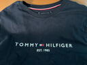 Tommy Hilfiger湯米希爾費(fèi)格短袖t恤夏季印花棉質(zhì)上衣 【保稅倉(cāng)直發(fā)】 藏青色 L 曬單實(shí)拍圖