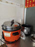 半球電飯鍋商用大容量食堂飯店酒店用超特大號不粘鍋多功能老式電飯煲 36升橙色-帶蒸籠特厚45-55人使用 曬單實(shí)拍圖