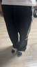 adidas復古風(fēng)側開(kāi)排扣運動(dòng)褲女裝阿迪達斯官方三葉草 黑色   M 曬單實(shí)拍圖