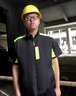 季駱森空調服男工地降溫神器工作服男釣魚(yú)短袖工服勞保工程服工地空調服 黑色+全套配件+2000萬(wàn)微安時(shí)電池 XL （130-150斤） 曬單實(shí)拍圖