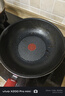 特福（Tefal）炒鍋家用不粘鍋平底炒鍋28cm炒鍋電磁爐燃?xì)庠钔ㄓ糜锈?曬單實(shí)拍圖