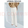 UR2025夏季新款女裝波嬉風百搭闊腿棉質(zhì)休閑長褲UWM850089 本白 26 曬單實拍圖