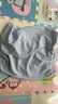 名創(chuàng)優(yōu)品（MINISO）褲子女2025新款高腰冰絲微喇褲小個子夏季涼感防曬休閑運動直筒褲 灰藍(純色) XL (體重130-150斤) 曬單實拍圖