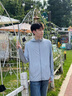 真維斯（Jeanswest）冰絲防曬衣男夏季UPF200+高倍防曬服戶外釣魚外套涼感透氣皮膚衣 【UPF200+強力防曬】冰霧藍(空白) XL /180(體重140-160斤左右) 曬單實拍圖