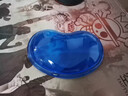 創(chuàng)意鼠標墊心形透明護腕手托卡通硅膠墊辦公游戲墊水晶手腕墊鼠標墊護腕托 G14 藍色 曬單實拍圖