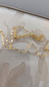 DAISY DREAM999足銀項鏈女無吊墜替換鎖骨鏈裸鏈足銀素鏈鍍18k金色鏈子不掉色 【999足銀】45cm心形鏈 曬單實拍圖