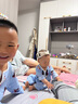 迪士尼（Disney）2025新款夏季棉綢睡衣男孩小孩寶寶薄款哪吒衣服兒童空調(diào)家居服 三哪吒 80 身高115-120cm 曬單實(shí)拍圖