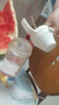 愛貝爾PPSU翻蓋奶瓶彩虹學(xué)飲鴨嘴杯寶寶嬰兒水杯直飲吸管杯防摔三用 自帶吸嘴300ml+2個吸嘴【直飲款】 曬單實拍圖