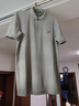 皮爾卡丹（pierre cardin）高檔品牌重磅冰絲短袖t恤男翻領(lǐng)休閑polo衫夏季男裝字母壓膠上衣 R01米灰色【主圖款】 XL -建議130-150斤 曬單實(shí)拍圖