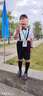 衣諾坊兒童演出服六一表演服飾幼兒園背帶褲套裝畢業(yè)照主持禮服 曬單實拍圖