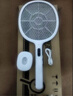雅格(YAGE)電蚊拍充電式紫光誘蚊燈多功能滅蚊器帶充電底座數(shù)顯蚊子拍 曬單實(shí)拍圖