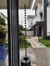梵優(yōu)美定制紫銅別墅雨鏈日式屋檐雨鏈排水鏈庭院導(dǎo)水鏈鋁合金雨鏈天溝雨 [紫銅做舊]牽?；?米9個(gè) 曬單實(shí)拍圖