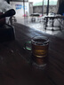 六色茶杯含杯架加厚耐熱玻璃品茗杯水杯帶把杯功夫茶具喝茶收納 六色品茗杯（6只）+竹木杯架 100ml 曬單實(shí)拍圖