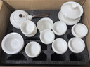 不拙白瓷茶具套裝整套家庭用茶杯茶盤(pán)功夫茶具巖香側(cè)把壺13頭泡茶套裝 曬單實(shí)拍圖