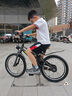 鳳凰兒童自行車男女小孩初學(xué)鎂合金輔助輪單車 法拉利 18寸輻條輪抱剎 曬單實(shí)拍圖