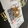 周六福（ZLF）  黃金耳環(huán)女款5G足金甜美小清新雪花耳墜耳釘 計(jì)價(jià) 1.48g 曬單實(shí)拍圖