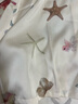 果殼（Gukoo）睡衣女夏季新款清涼冰絲小貝殼滿印舒適女士家居服套裝 杏仁白 S  曬單實(shí)拍圖