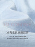 茵曼（INMAN）涼感亞麻法式系帶襯衫2025夏季女裝新款寬松蝙蝠袖襯衣上衣 淺藍(lán)色 M 曬單實(shí)拍圖