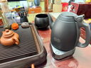 吉谷（K·KOU）茶臺燒水壺 家用自動(dòng)恒溫電水壺食品級不銹鋼無(wú)探頭控溫電熱水壺 泡茶電茶壺 1L 【石墨黑】TA011B 曬單實(shí)拍圖