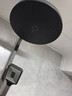九牧（JOMOO）增壓淋浴花灑頭頂噴噴頭硅膠除垢防堵大花灑頭淋雨洗澡蓮蓬頭 槍灰自動(dòng)除垢增壓頂噴花灑 曬單實(shí)拍圖