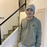 蒙口比鄰秋冬季輕奢毛線帽男款透氣冷帽春秋季薄款寬松針織堆堆帽女 薄款--淺灰 均碼 曬單實拍圖